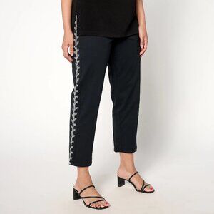BEAUTIFUL by Lawrence Zarian Regular Stretch Twill Pant - Black (Sz XXS) a644439